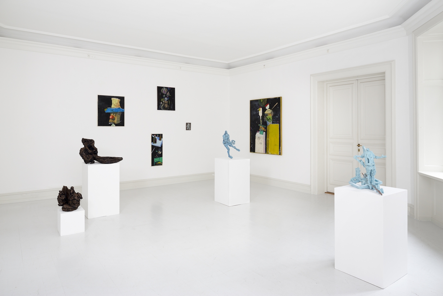 Lucy Teasdale - Installation view, Fritz Bornstück & Lucy Teasdale, One for the Birds, Galerie Mikael Andersen, Copenhagen (photo: Jan Søndergaard)