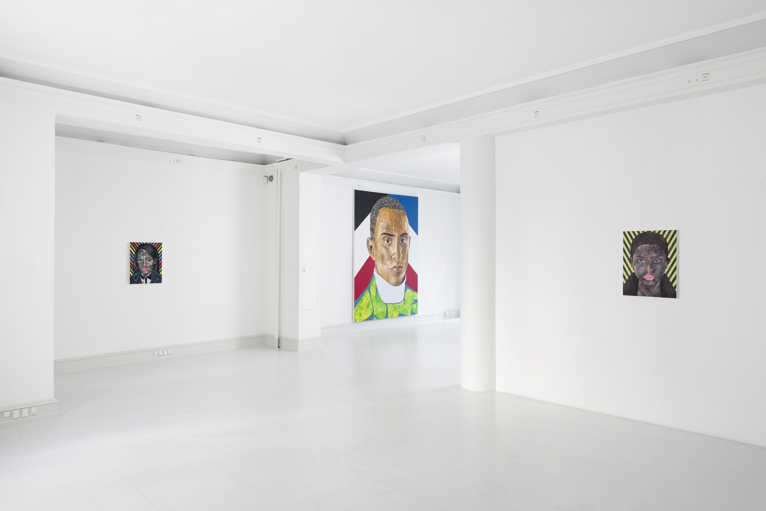 Mustafa Maluka - Installation view, Mustafa Maluka, Disembedded, Galerie Mikael Andersen, Copenhagen (photo: Jan Søndergaard)