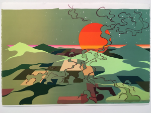 Vanishing Point (Green), 2018